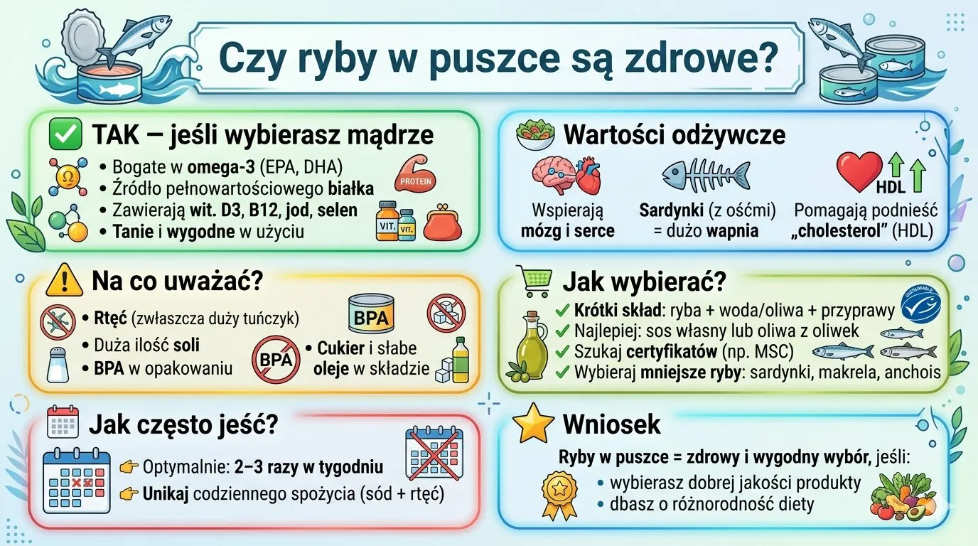 Czy ryby w puszce są zdrowe?