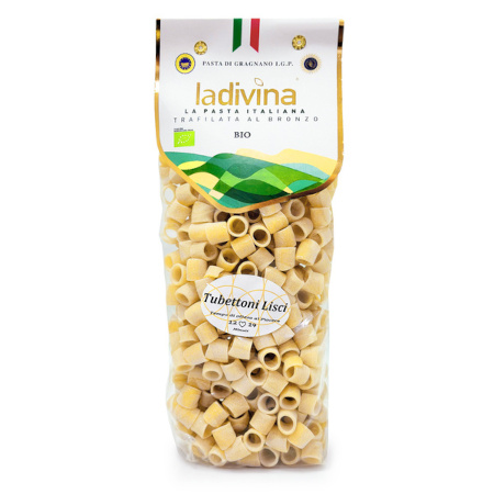 MAKARON TUBETTONI małe rurki BIO 500G La Divina