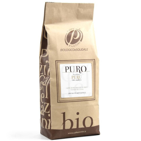 KAWA PURO PERU ziarnista 250g BIO Caffe Pazzini