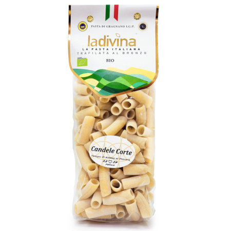 MAKARON CANDELE CORTE rurki BIO 500G La Divina