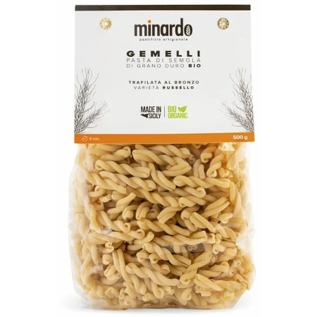 MAKARON GEMELLI SEMOLA BIO 500g Minardo