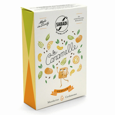 Landrynki DEDELLA miód, mandarynka, kardamon BIO 40g