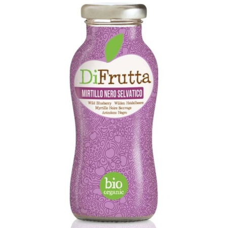 Sok jagodowy DIFRUTTA MIRTILLO NERO SELVATICO Bevande Futuriste 200ml BIO