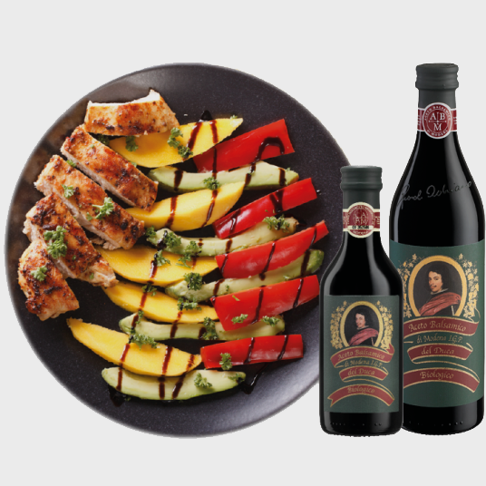 Sałatka z kurczaka z Ekologicznym Octem Balsamicznym Duke's