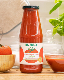 PULPA POMIDOROWA Polpa di pomodori a cubetti BIO 680g Inserbo