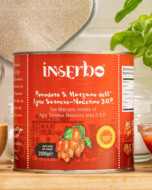 POMIDORY CAŁE BEZ SKÓRKI Pomodoro San Marzano DOP 2.5KG Inserbo
