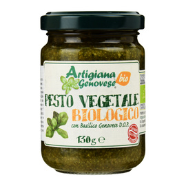 Pesto warzywne z bazylią BIO D.O.P. 130 g Artigiana Genovese