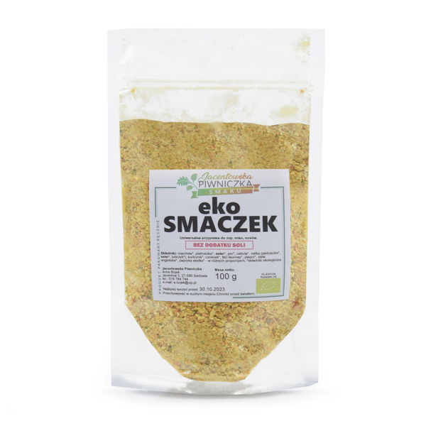 EKO SMACZEK BIO przyprawa 100G Jacentowska Piwniczka Smaku